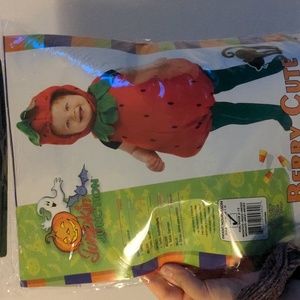 Strawberry costume infant